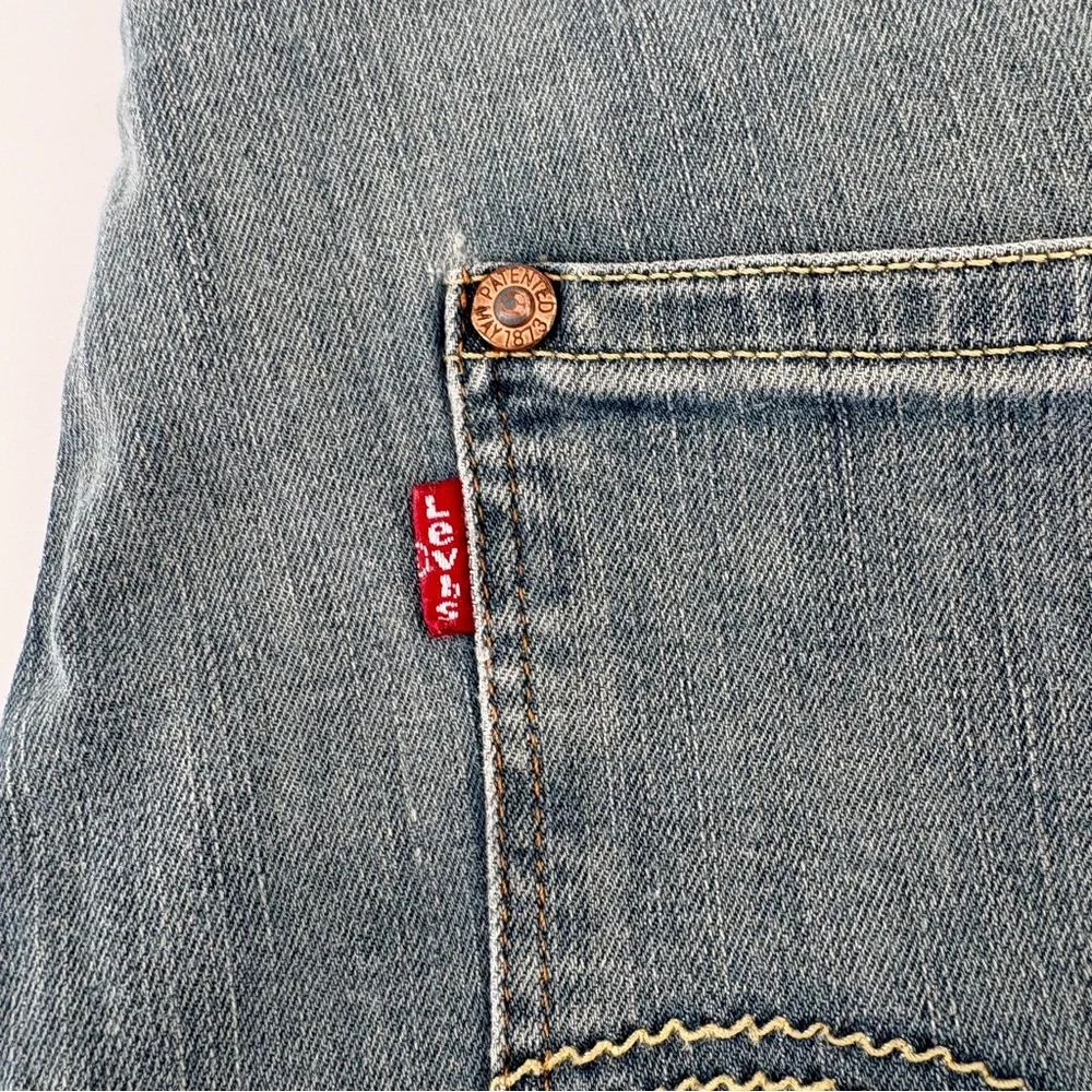 Levi's‎ Men's Blue Denim Jeans Distressed Size 38W x 34L